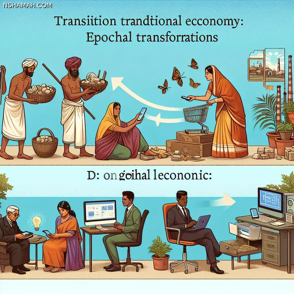 من الاقتصاد التقليدي إلى الاقتصاد الرقمي: تحولات العصر