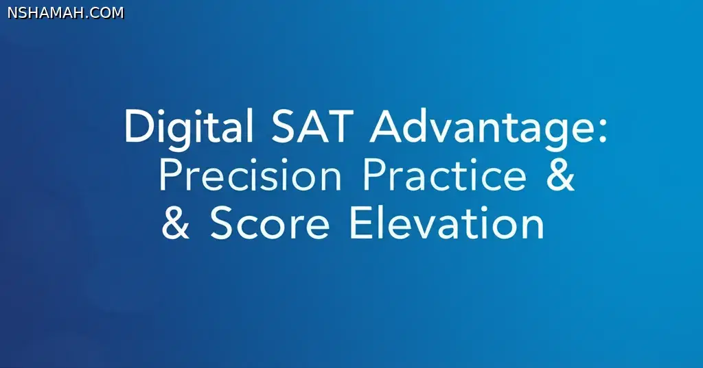 Digital SAT Advantage: Precision Practice & Score Elevation Digital SAT Advantage: Precision Practice & Score Elevation