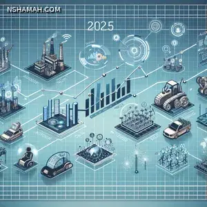 تحليل شامل لتوجهات الأتمتة والتكنولوجيا والذكاء الاصطناعي في 2025 وكيفية تأثيرها على الصناعات المختلفة وأثرها المتوقع.